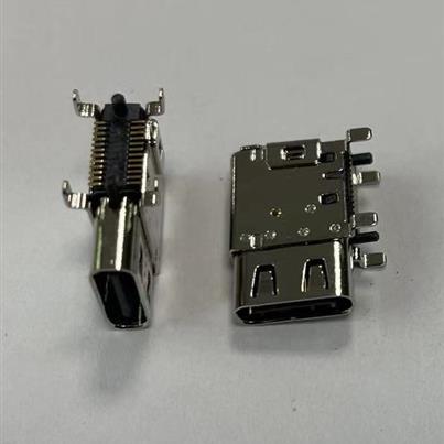 H0029-24-DS1-A USB TYPE-C 24PIN FEMALE UPRIGHT TYPE,GEN2 側(cè)立